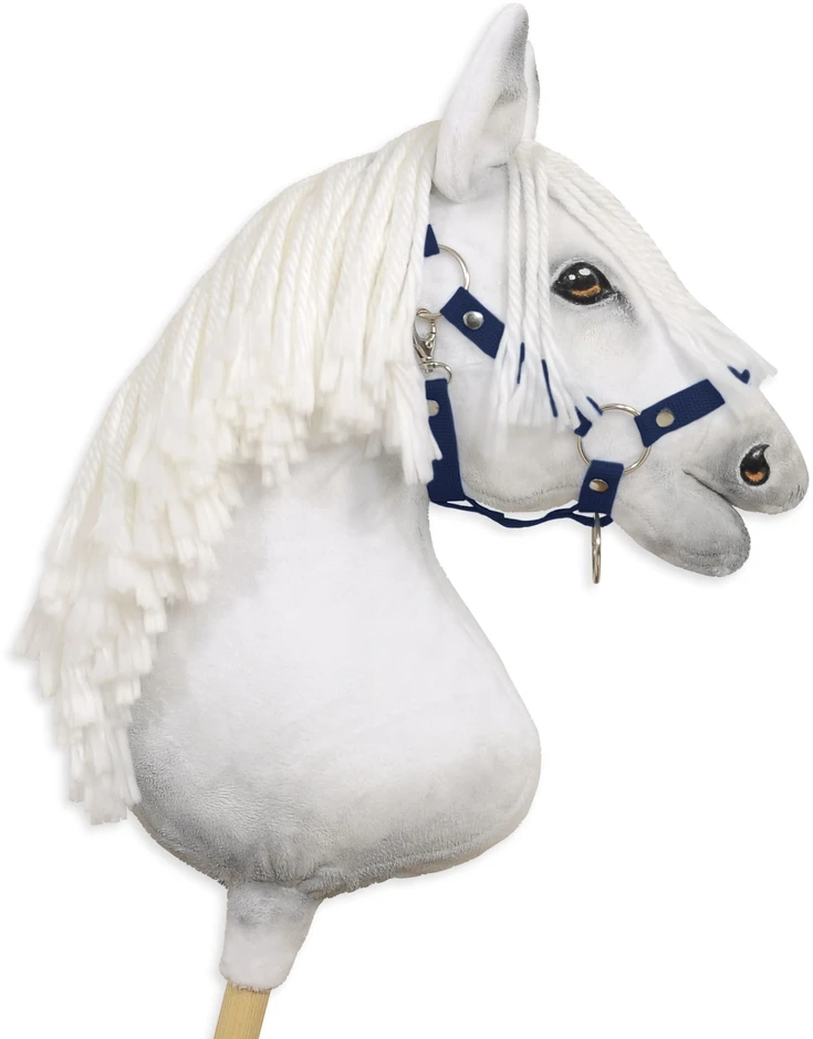 Super Hobby Horse Reguliuojamas džinsinis kantaras hobi arkliukui A3
