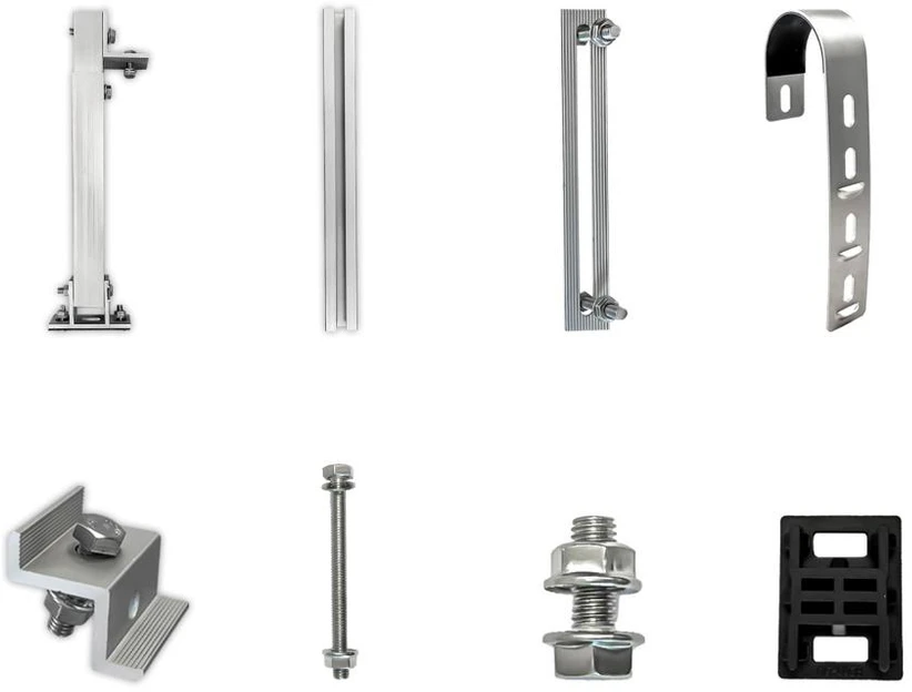 Reguliuojamas laikiklių rinkinys saulės plokštėms V-TAC VT-10100