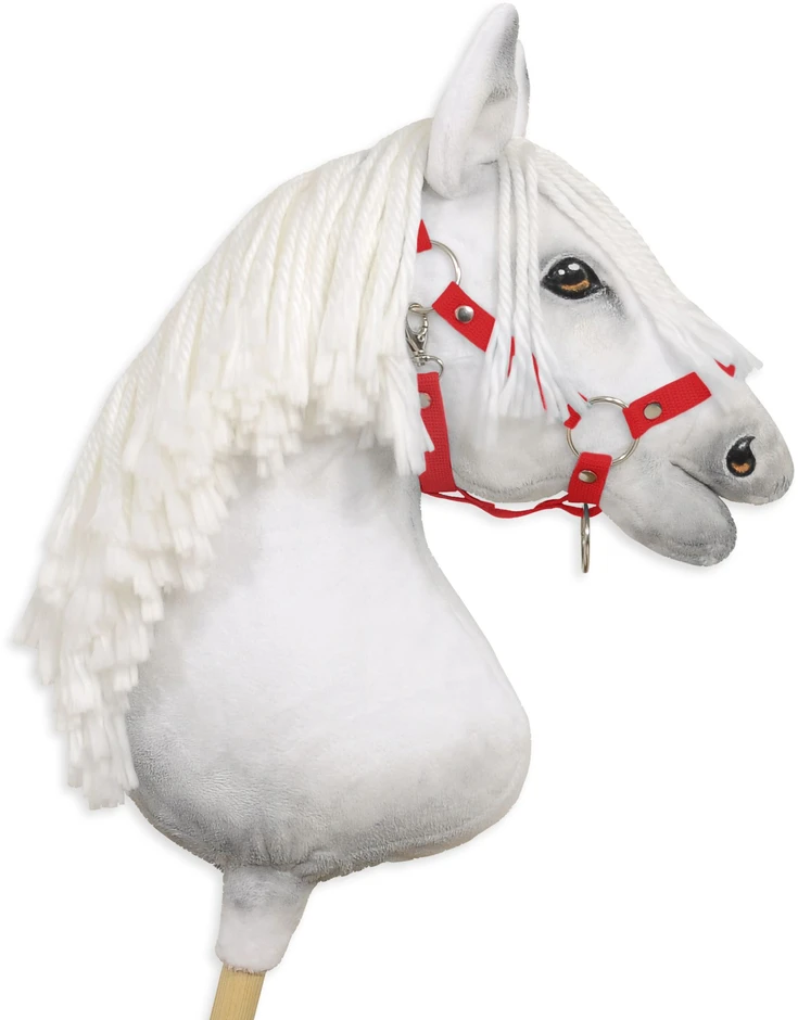 Super Hobby Horse Reguliuojamas kantaras hobi arkliukui A3 – raudonas