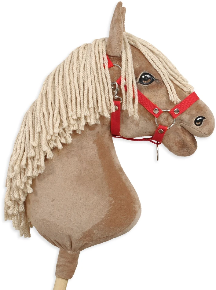 Super Hobby Horse Reguliuojamas kantaras hobi arkliukui A3 – raudonas