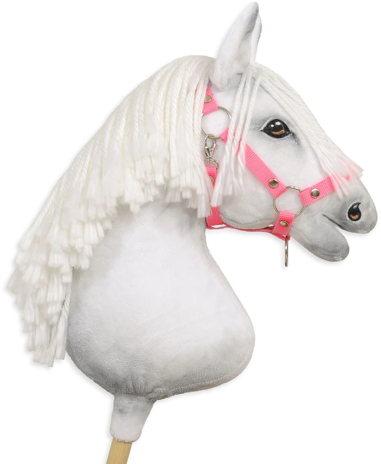 Super Hobby Horse Reguliuojamas kantaras hobi arkliukui A3 – rožinis