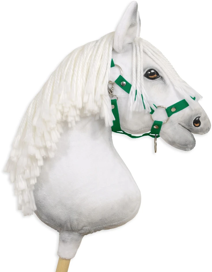 Super Hobby Horse Reguliuojamas kantaras hobi arkliukui A3 – žalias