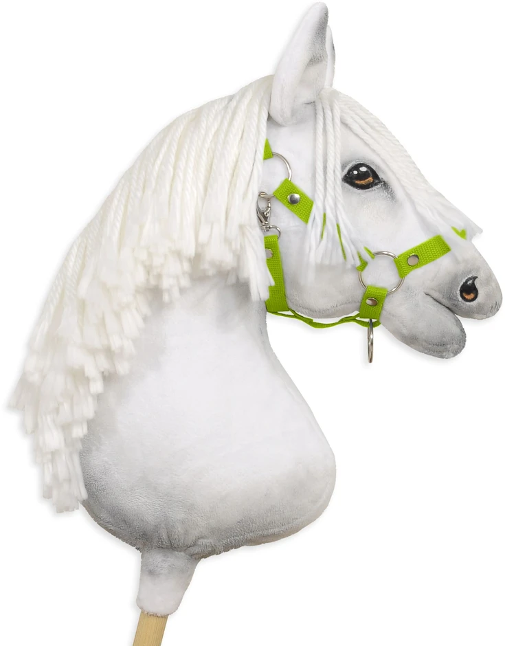 Super Hobby Horse Reguliuojamas kantaras hobi arkliukui A3 – laimo spalvos