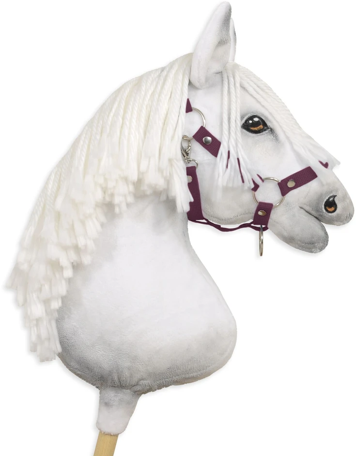 Super Hobby Horse Reguliuojamas kantaras hobi arkliukui A3 – slyvų spalvos