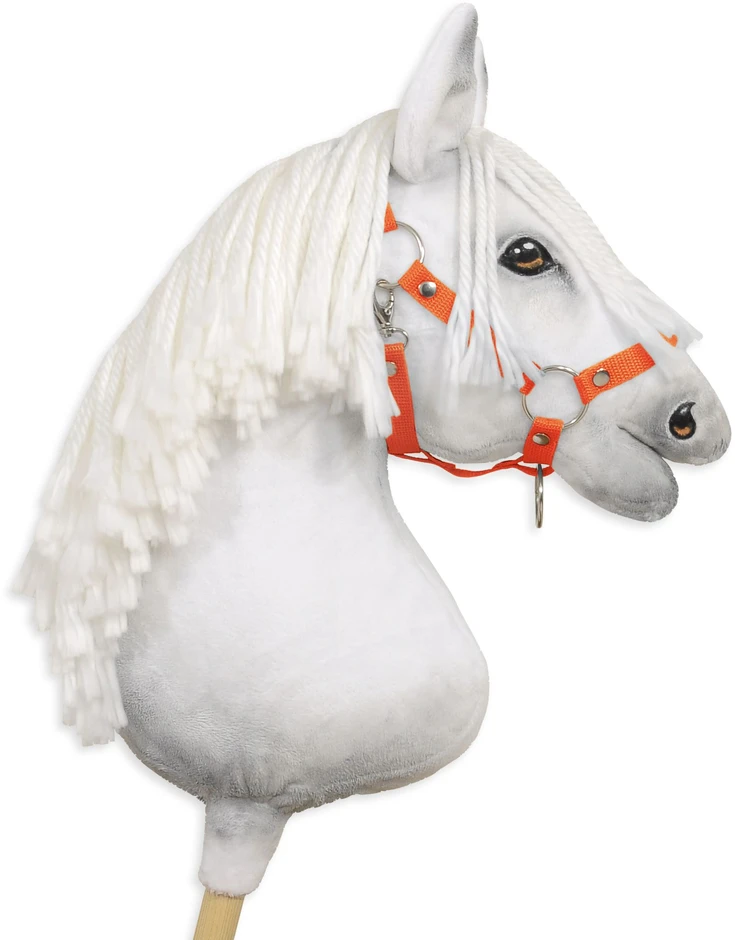 Super Hobby Horse Reguliuojamas kantaras hobi arkliukui – oranžinis