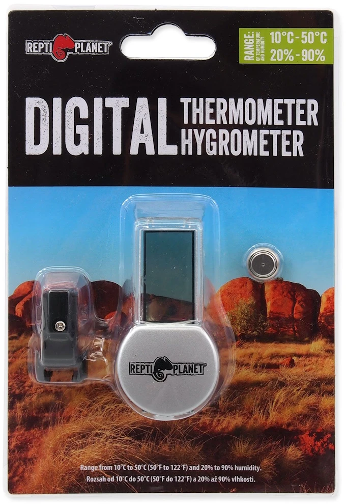 REPTI PLANET termometras-higrometras LCD