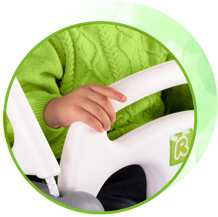Ricokids 3in1 pilkai balta sūpynė kibirėlis