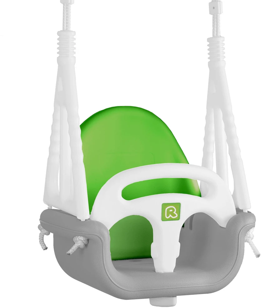 Ricokids 3in1 pilkai žalia Słonik kibirėlio formos sūpynė