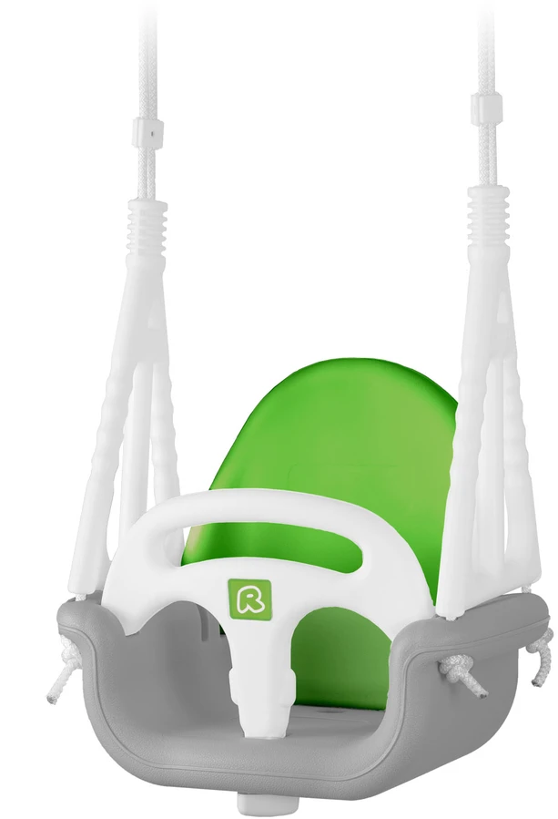 Ricokids 3in1 pilkai žalia Słonik kibirėlio formos sūpynė