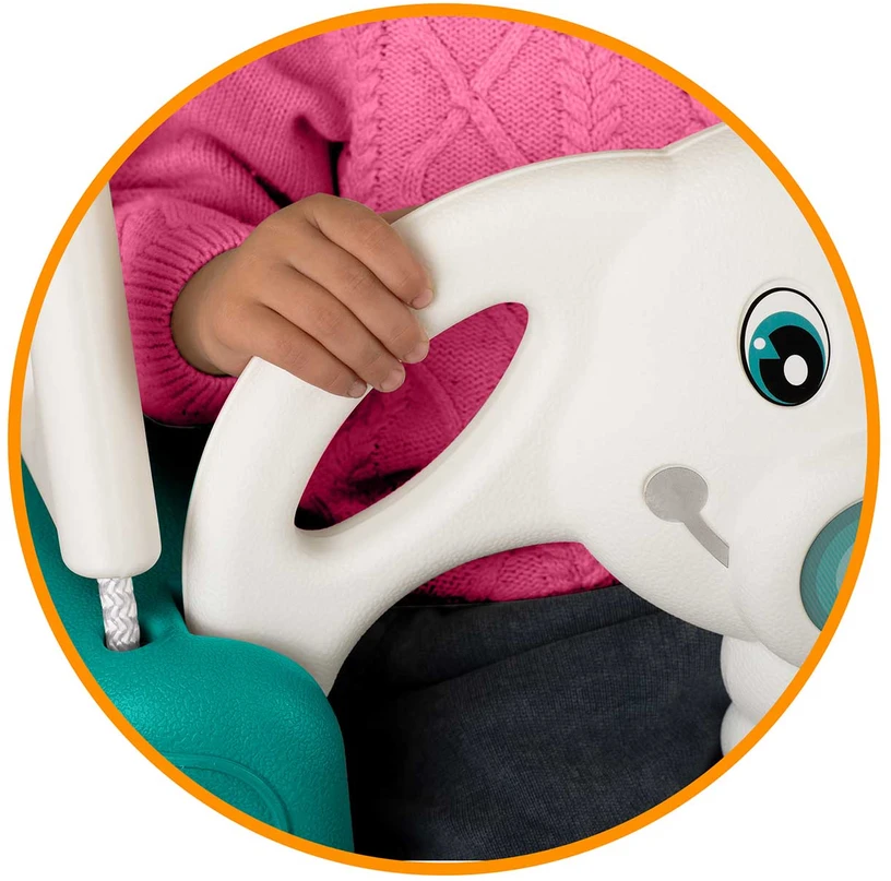 Ricokids 3in1 turkio spalvos sūpynės „Słonik“ kibirėlio formos