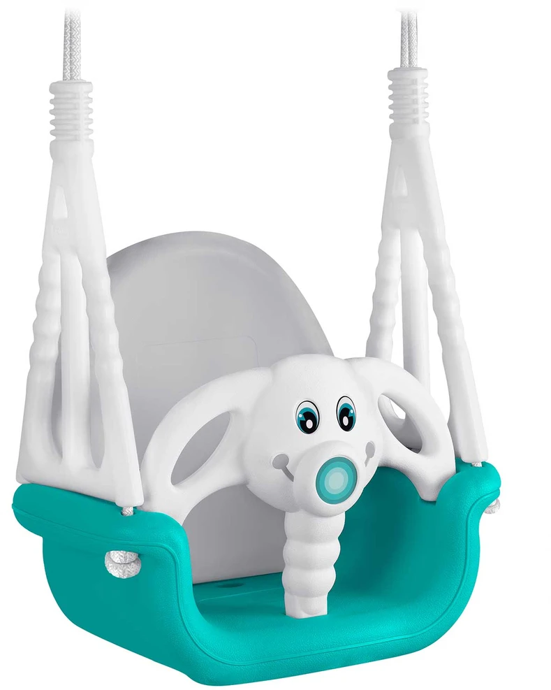 Ricokids 3in1 turkio spalvos sūpynės „Słonik“ kibirėlio formos