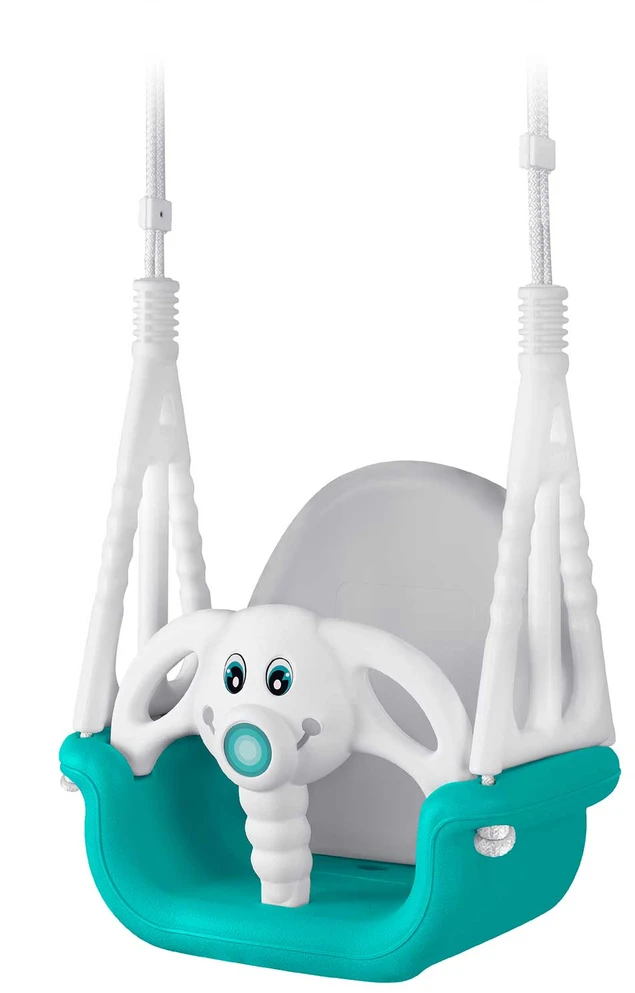 Ricokids 3in1 turkio spalvos sūpynės „Słonik“ kibirėlio formos