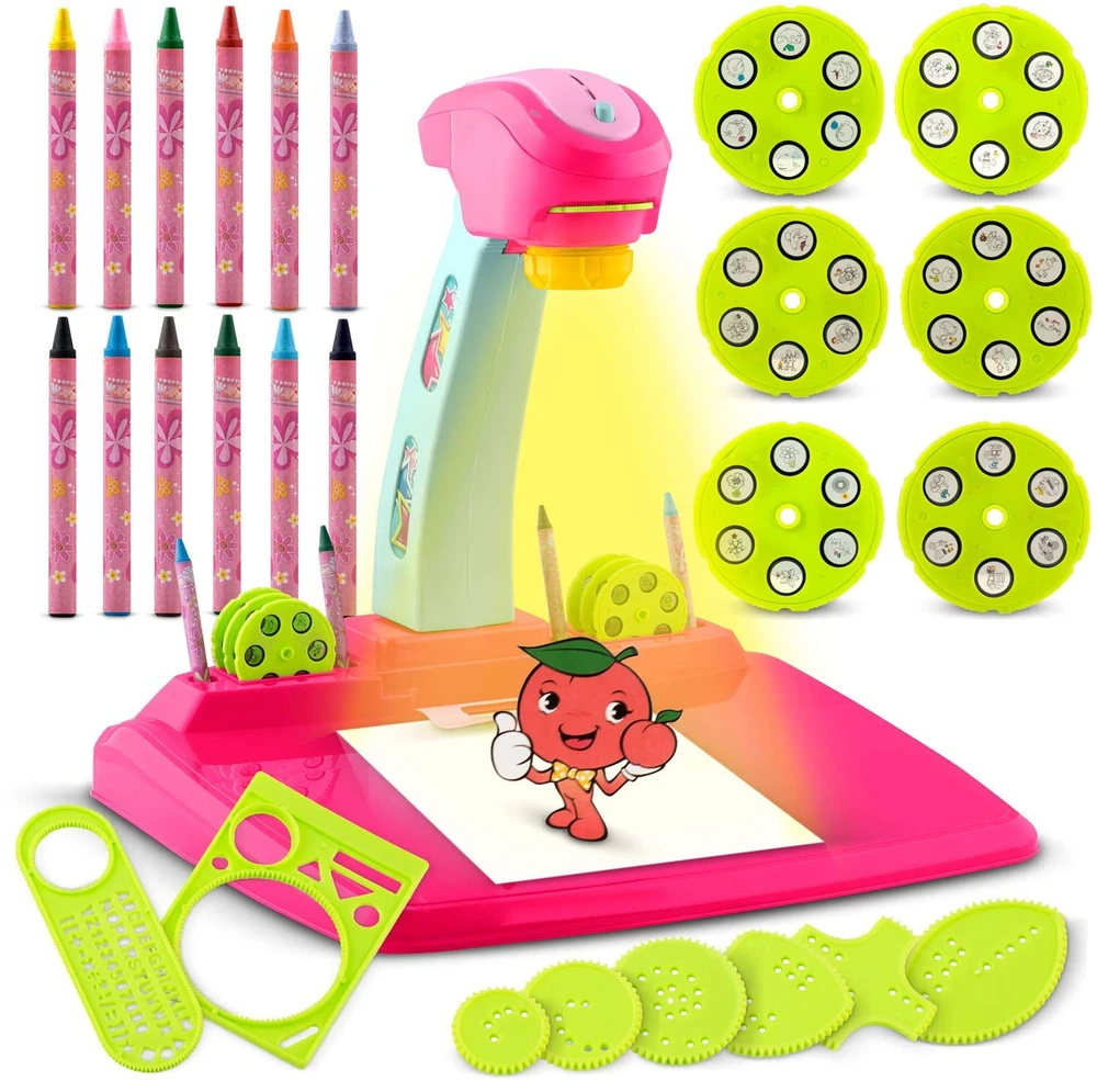 „Ricokids 772000“ piešimo projektorius – rožinis