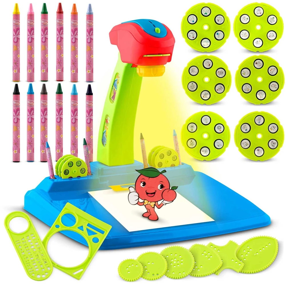 Ricokids 772001 piešimo projektorius – mėlynas