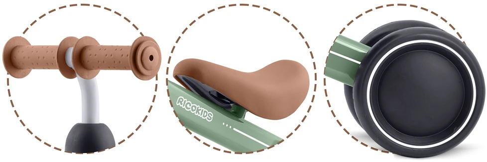 Ricokids balansinis triratis vaikams