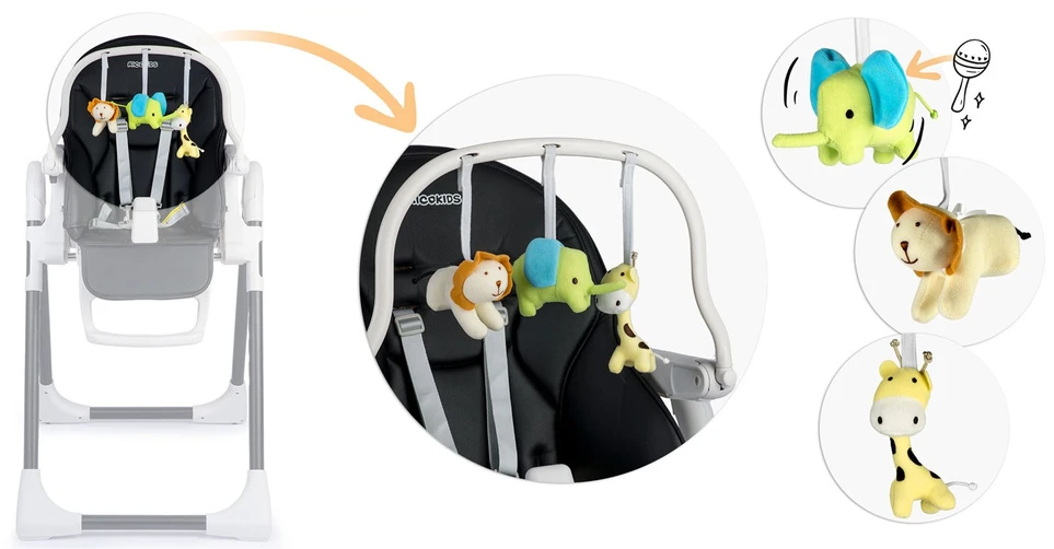 Ricokids Belo Lindo Tugo žaislų lankas kėdutei