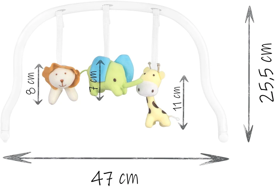 Ricokids Belo Lindo Tugo žaislų lankas kėdutei