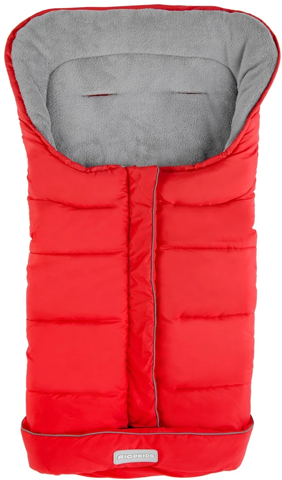 Miegmaišis vežimėliui, rogutėms 96 x 45 cm Ricokids Drimi raudonas