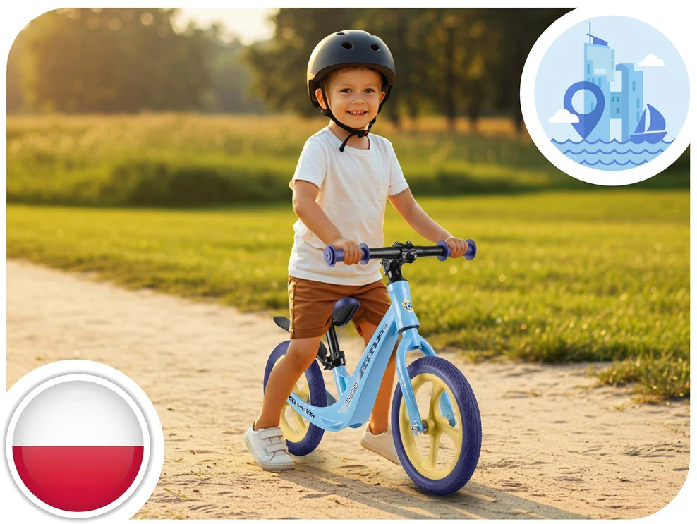 Ricokids FUNNU vaikiškas balansinis dviratukas