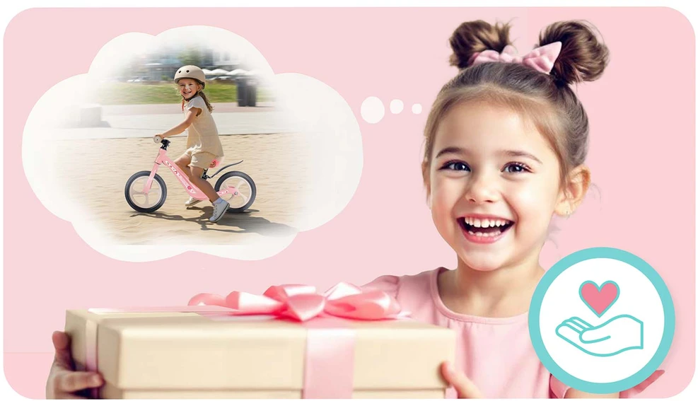 Ricokids FUNNU vaikiškas balansinis dviratukas