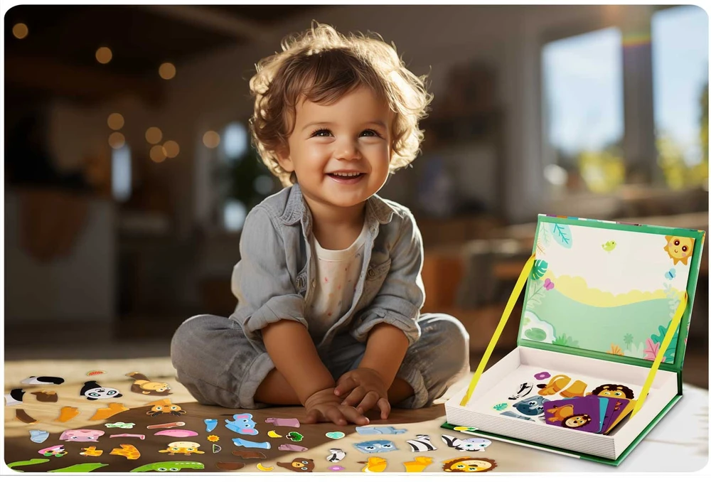Ricokids Magnetinė dėlionė „Gyvūnai“ RK-770