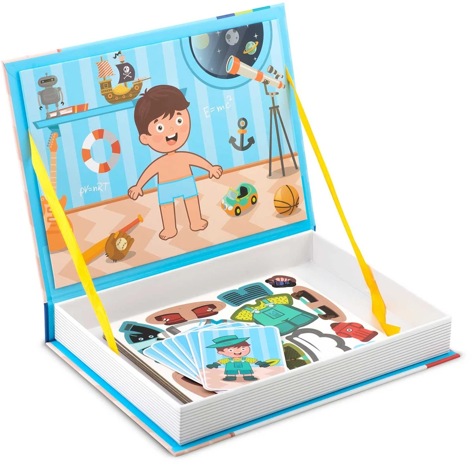 Ricokids Magnetinė dėlionių knygelė „Dress Up“ RK-770