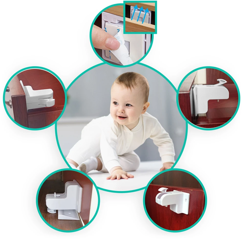 Ricokids magnetinė spintelių apsauga, 8 vnt., 798010