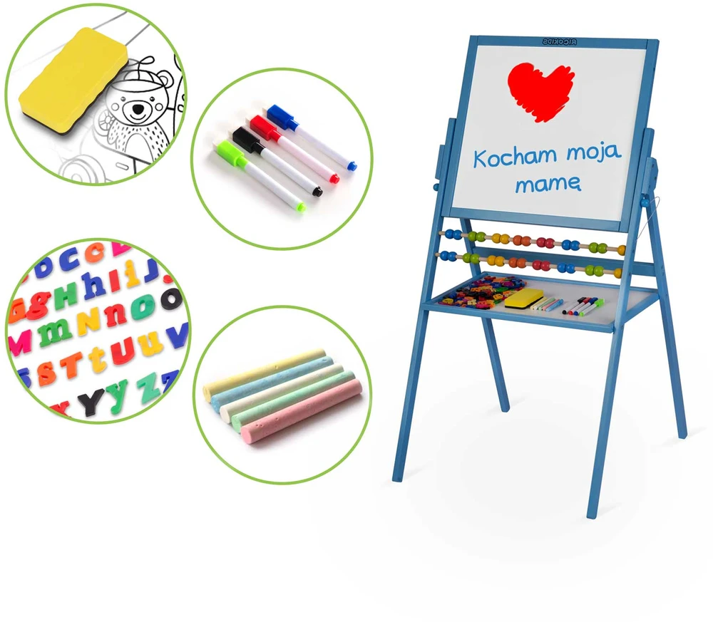 Ricokids magnetinė lenta Rotary – mėlyna