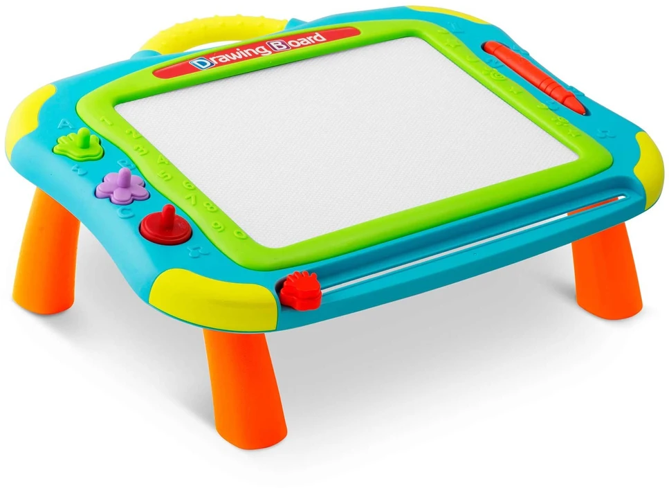 Ricokids piešimo lenta + stalas - mėlyna