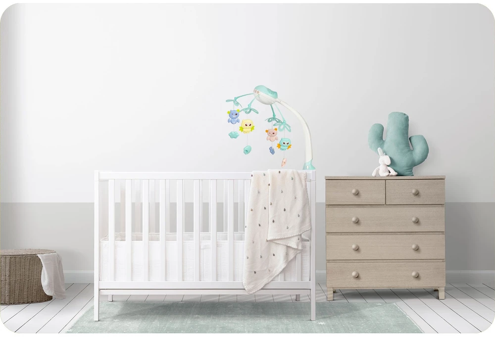 Ricokids Mėlyna RK-813 lovelės karuselė su projektuokliu