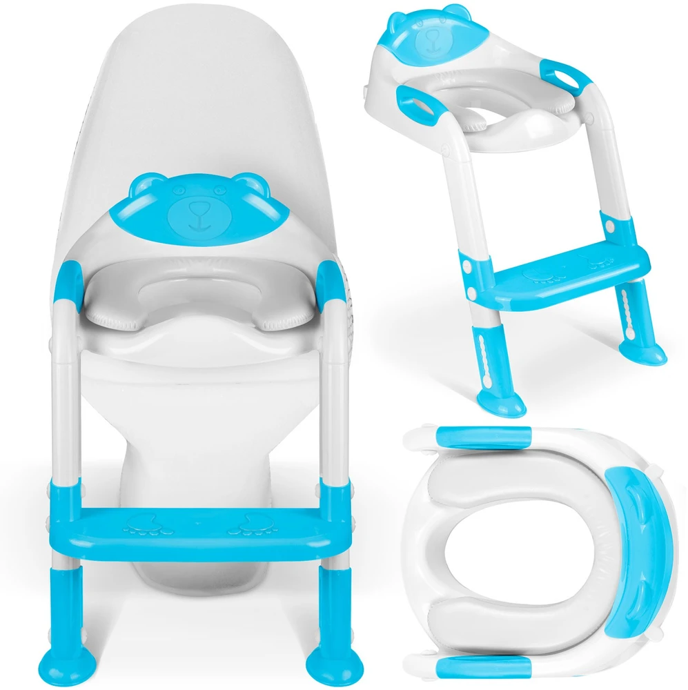 Tualeto sėdynė su laipteliu ir paminkštinimu, Ricokids