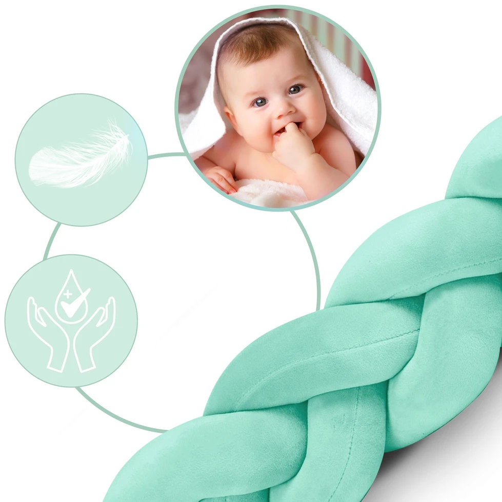 „Ricokids“ 3 m lovelės užvalkalas – mėtinė