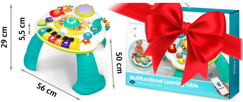 Ricokids Muzikinis edukacinis staliukas BT RK-812