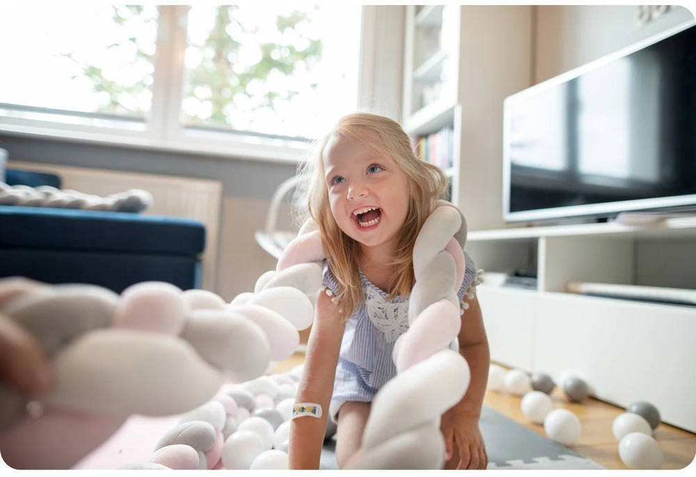 Ricokids pinta lovytės apsauga 3m - pilka