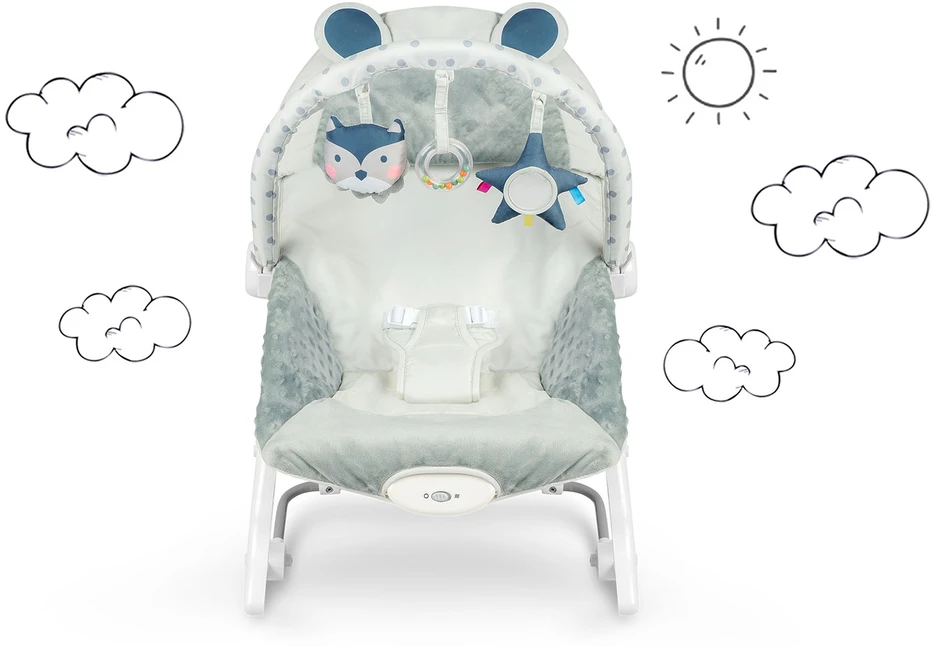 Ricokids Nukido gultukas, kėdutė, supuoklė kūdikiams