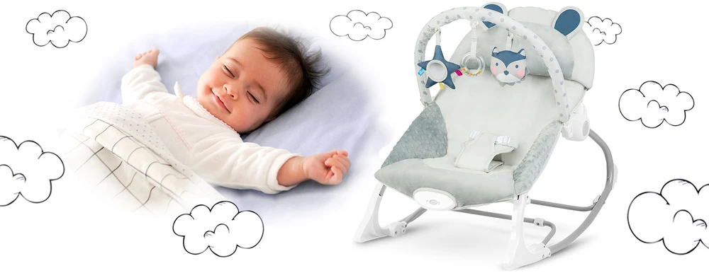 Ricokids Nukido gultukas, kėdutė, supuoklė kūdikiams