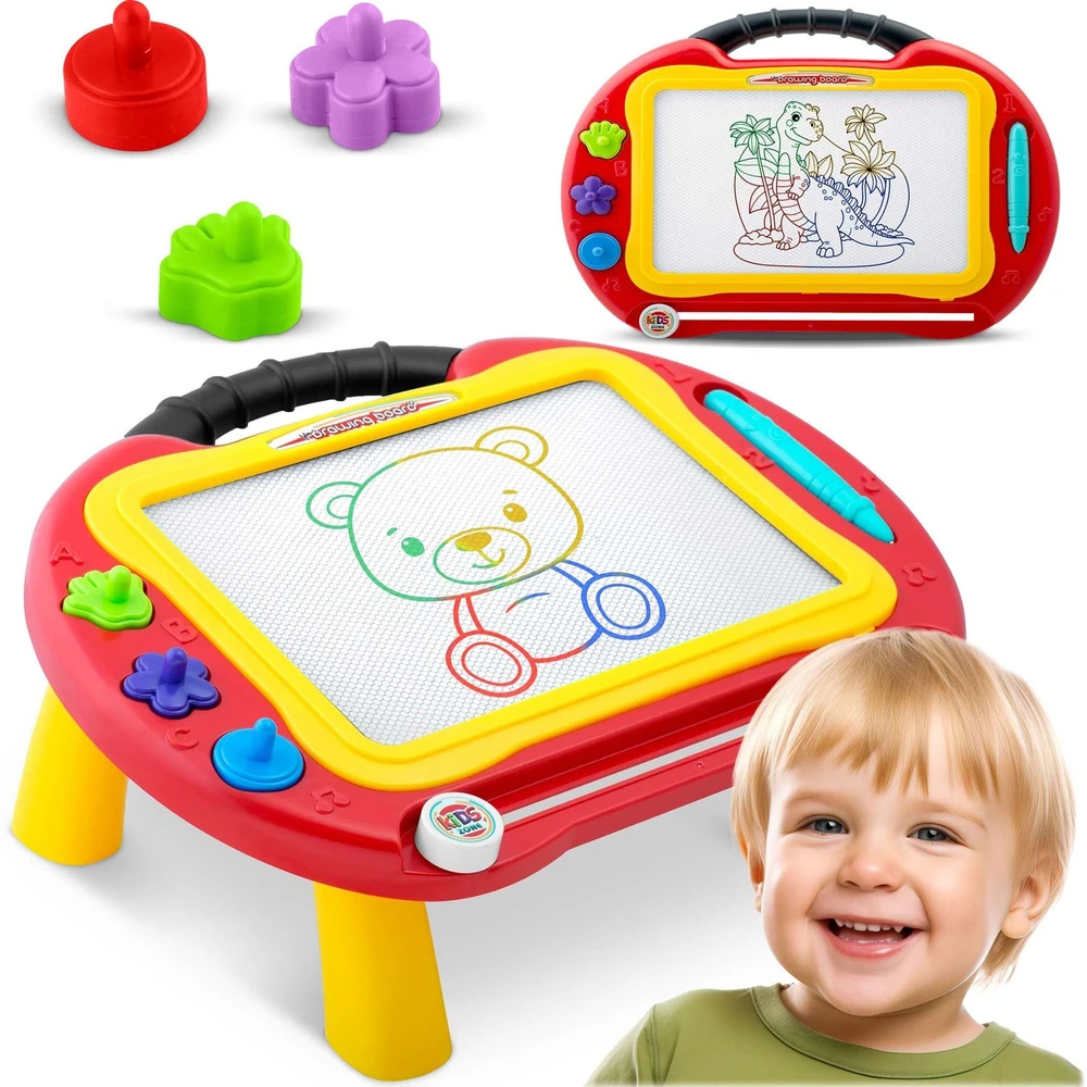 Ricokids lenta + piešimo stalas - raudona