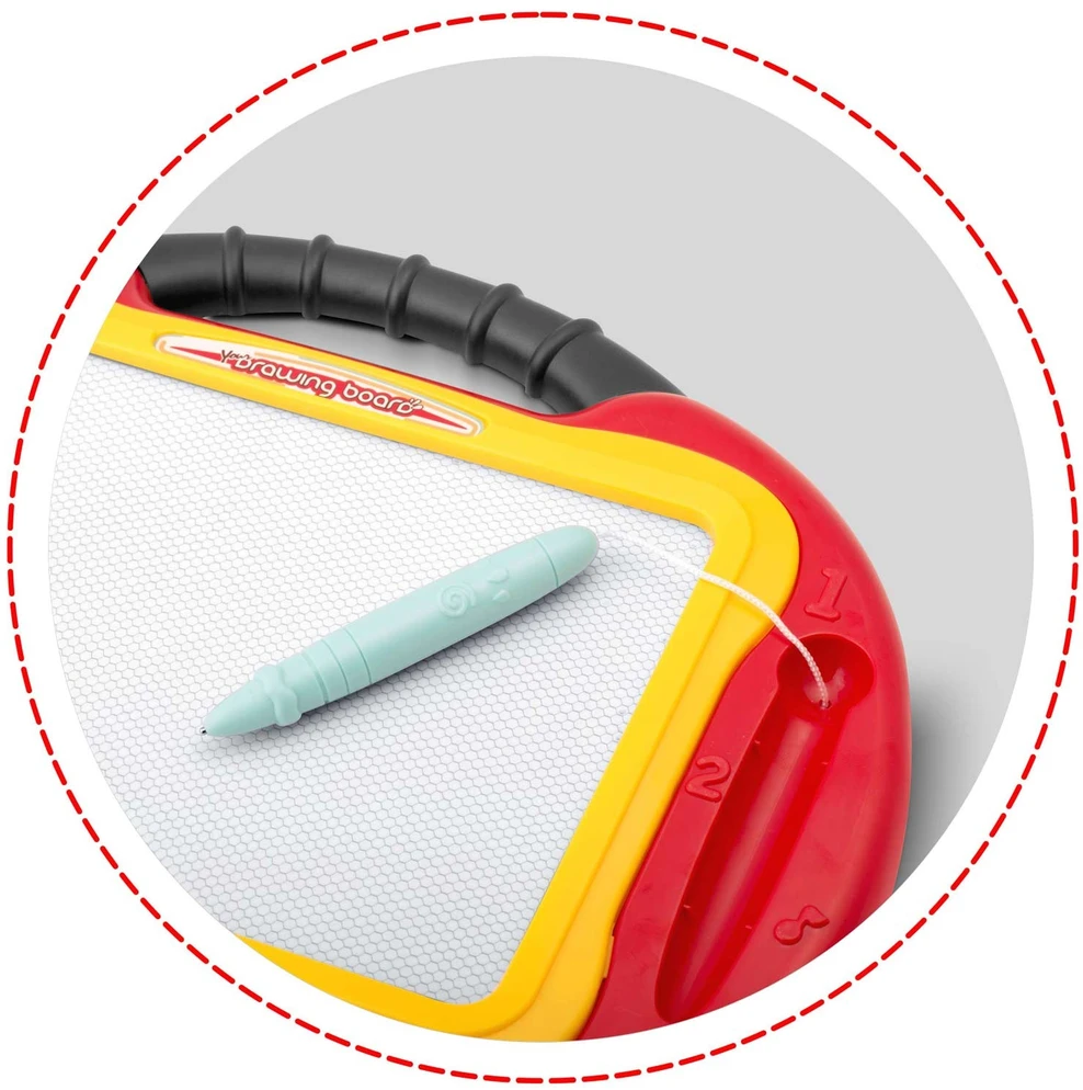 Ricokids lenta + piešimo stalas - raudona