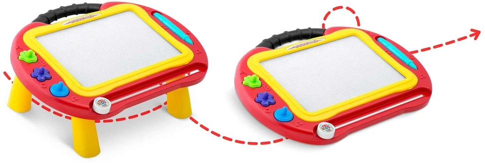 Ricokids lenta + piešimo stalas - raudona