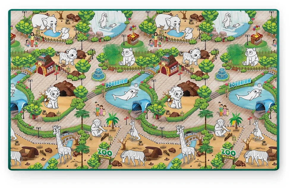 Ricokids RK-343 sulankstoma putų piešimo lenta 200 x 120 x 0,3 cm