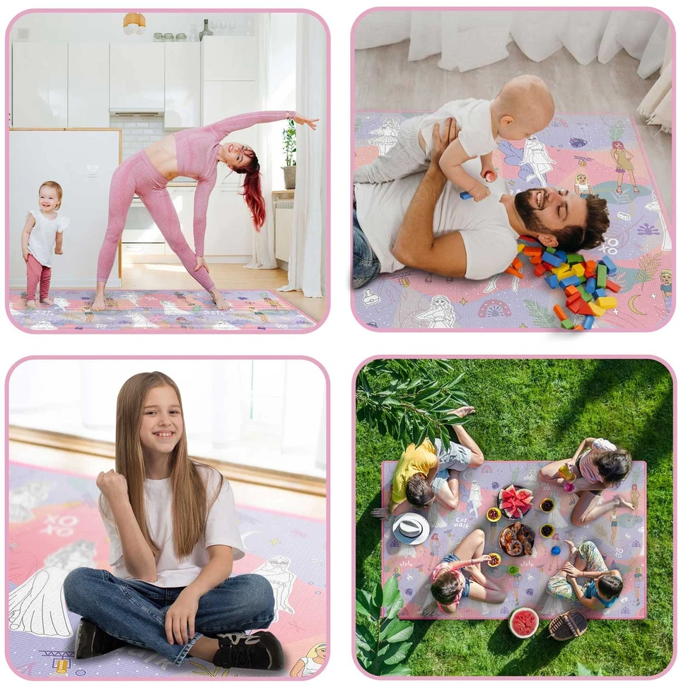 Ricokids RK-343 sulankstoma putų piešimo lenta 200 x 120 x 0,3 cm