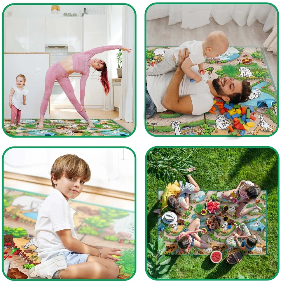 Ricokids RK-343 sulankstoma putų piešimo lenta 200 x 120 x 0,3 cm
