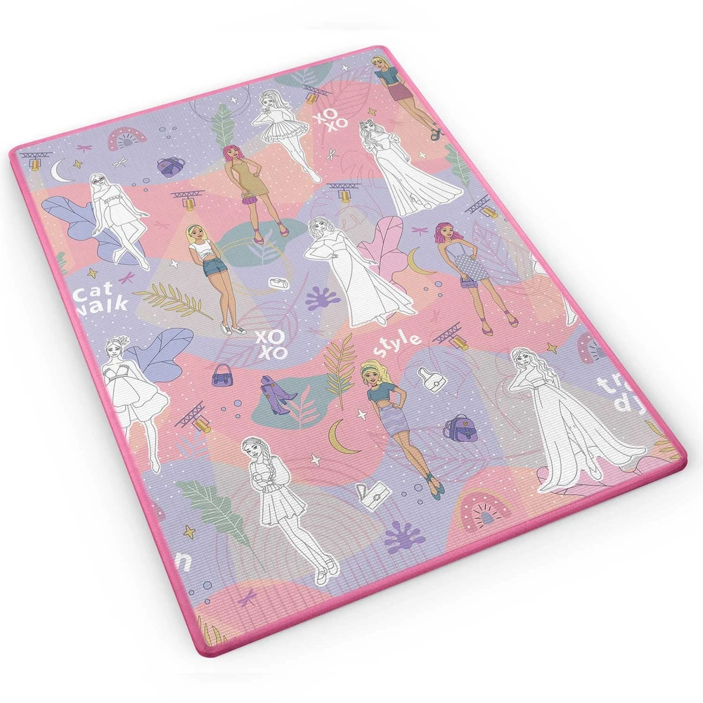 Ricokids RK-344 sulankstomas putplasčio piešimo kilimėlis 120 x 90 x 0,3 cm