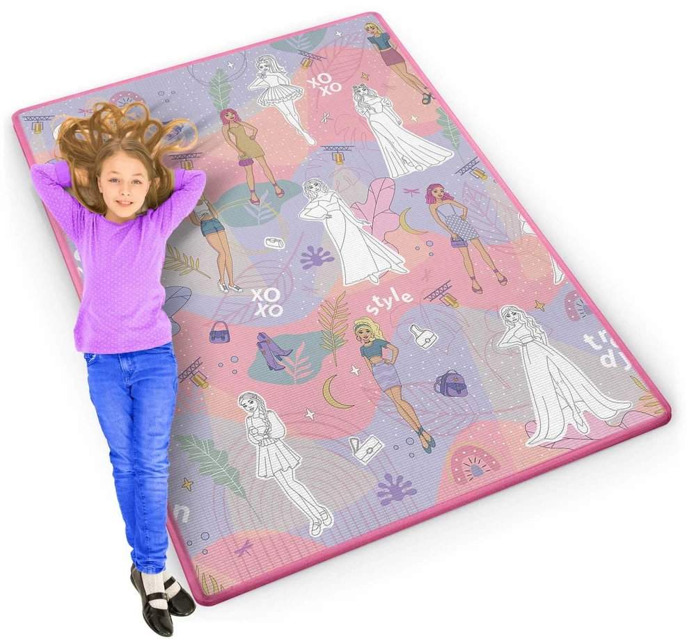 Ricokids RK-344 sulankstomas putplasčio piešimo kilimėlis 120 x 90 x 0,3 cm