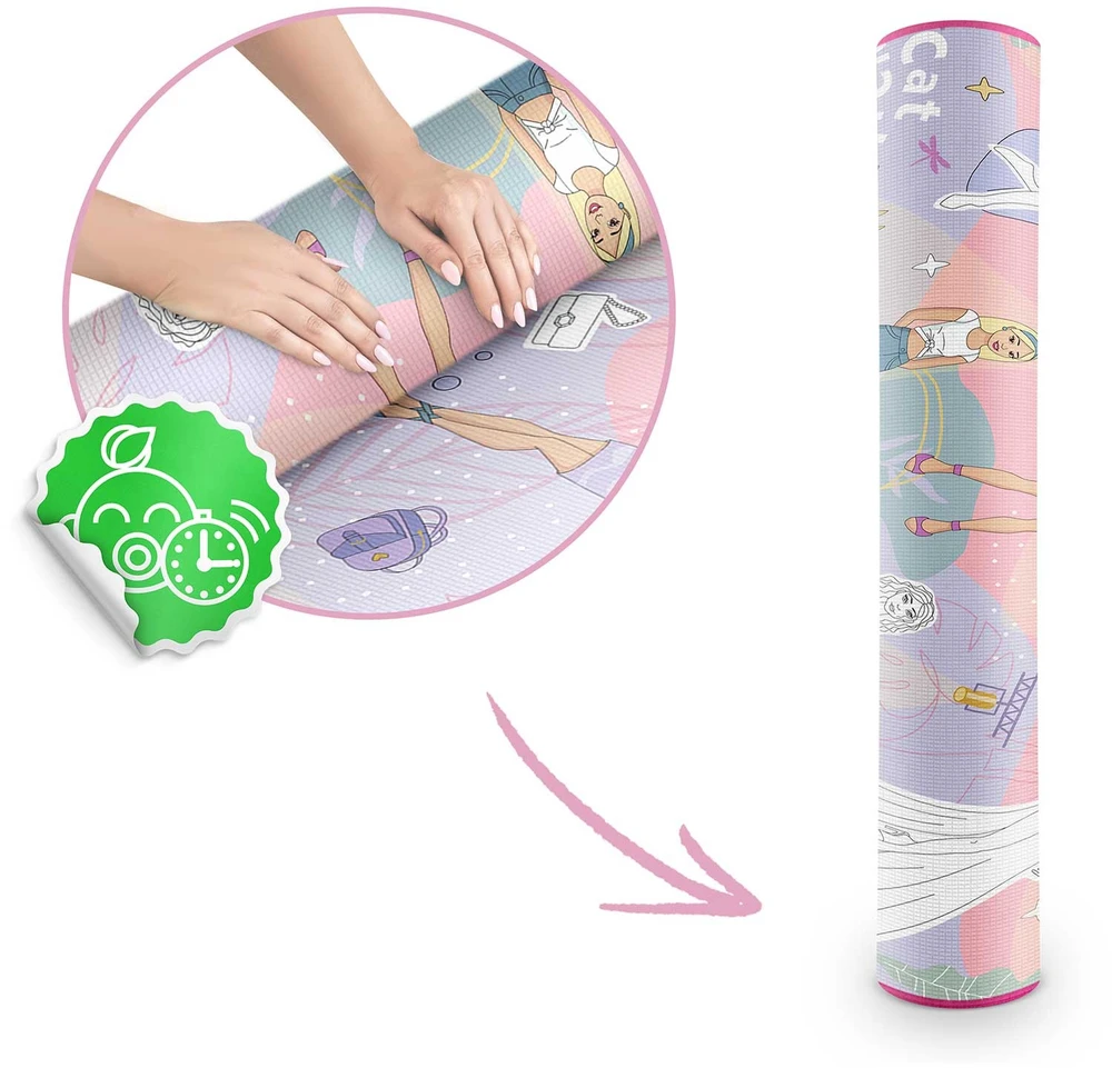 Ricokids RK-344 sulankstomas putplasčio piešimo kilimėlis 120 x 90 x 0,3 cm