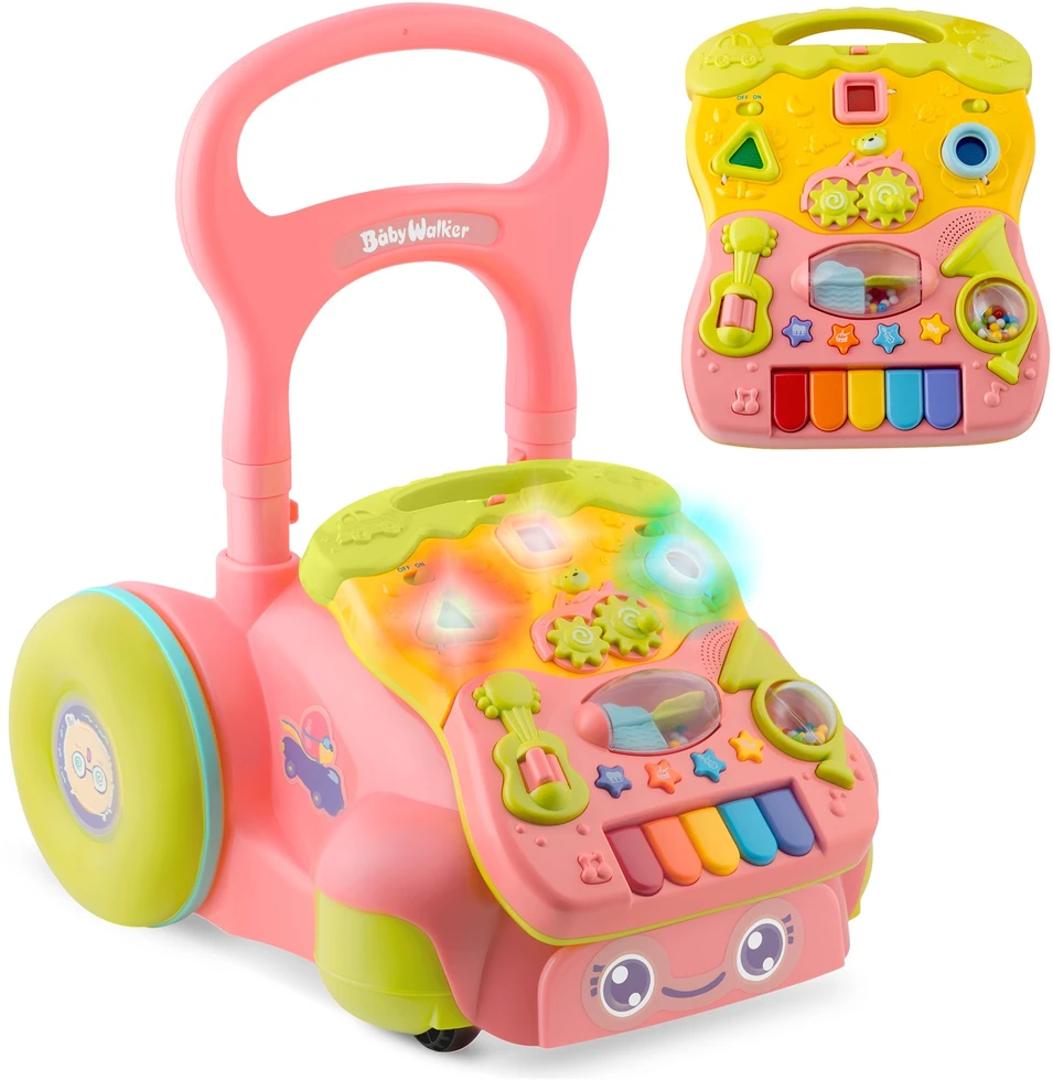 Lavinamasis stumdukas su pianinu 2in1 kūdikiams, Ricokids