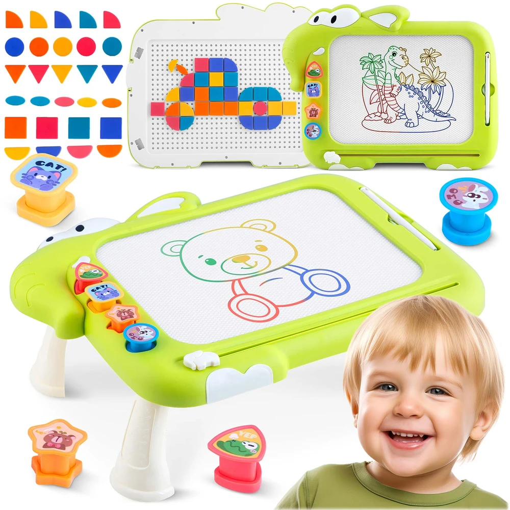 Ricokids RK-823 magnetinė dėlionė staliukas vaikams Tangram lentelė