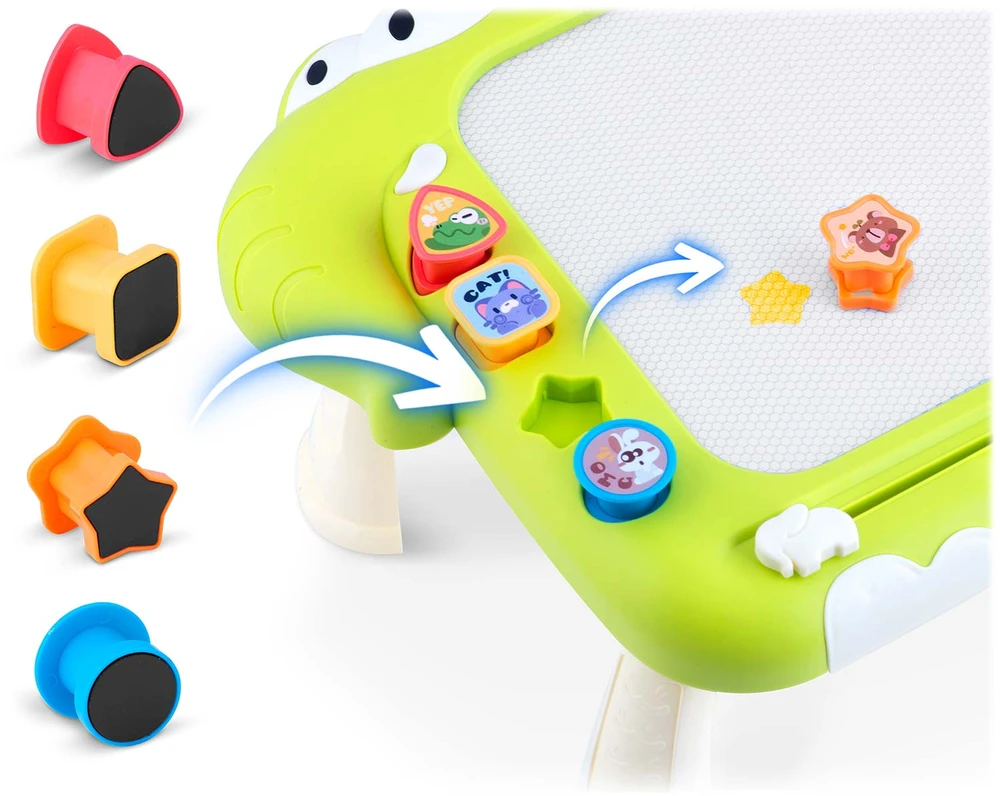 Ricokids RK-823 magnetinė dėlionė staliukas vaikams Tangram lentelė