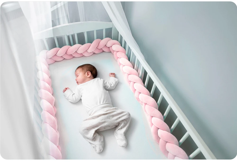 Ricokids pinta lovytės apsauga 3m - rožinė