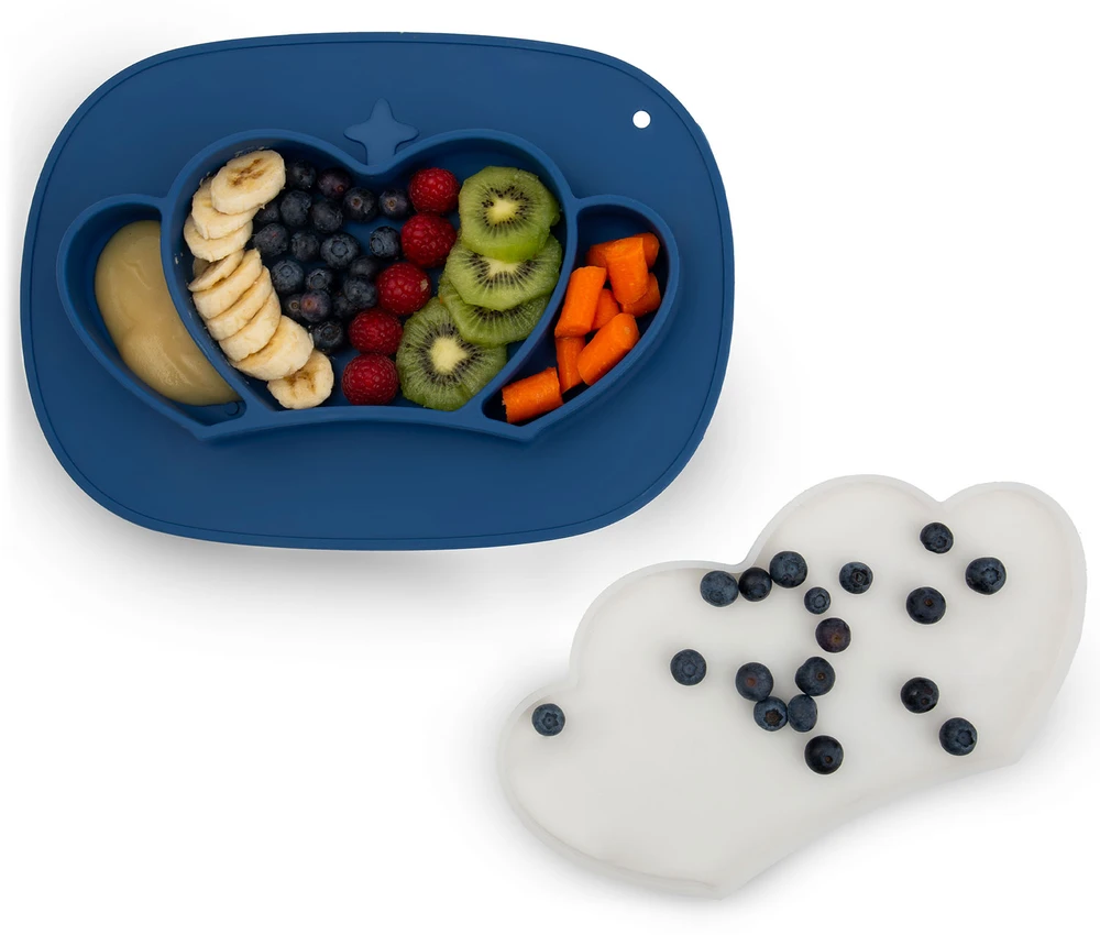 Ricokids silikoninė vaikų maitinimo lėkštė su karūna